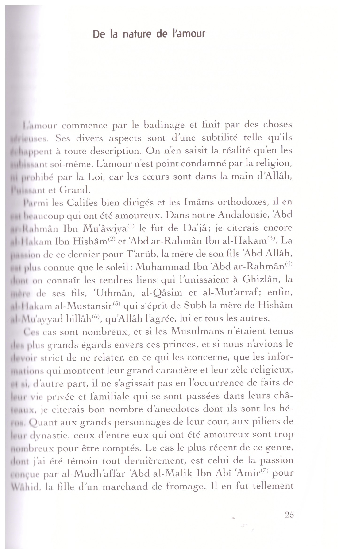Les affinités de l'amour-Ibn Hazm- Edition Iqra