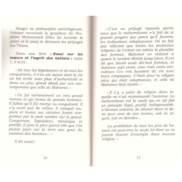 Le prophète Mohammed...l'Occident témoigne-A. Benamara K. Temmar- Edition Le Relais