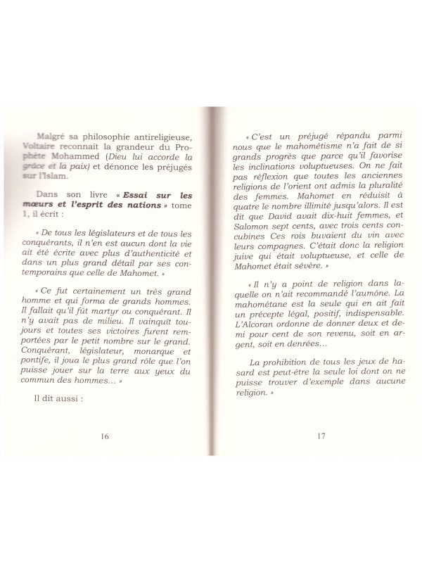 Le prophète Mohammed...l'Occident témoigne-A. Benamara K. Temmar- Edition Le Relais