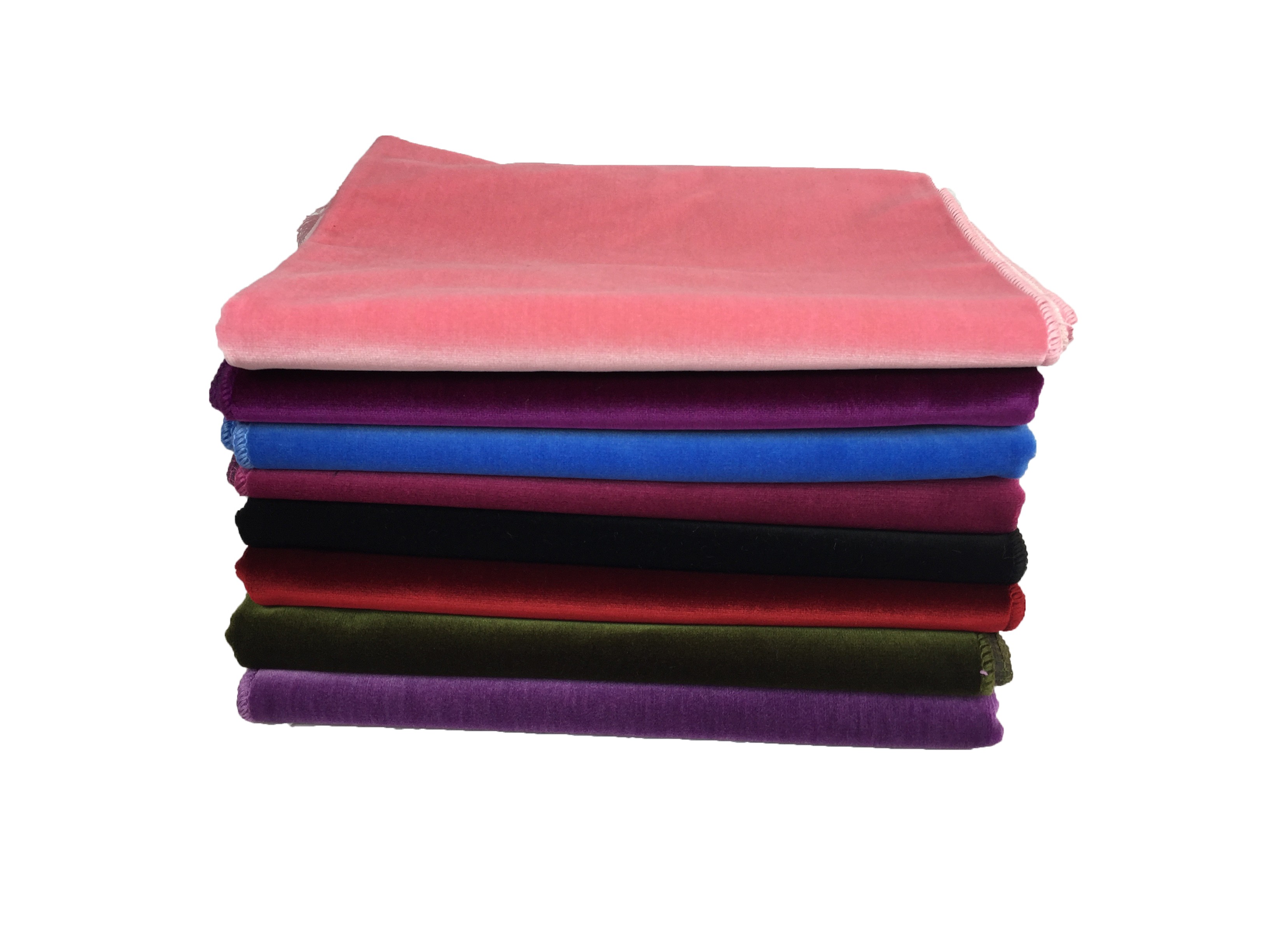 Tapis de Prière Velours Luxe couleur unie - Noir