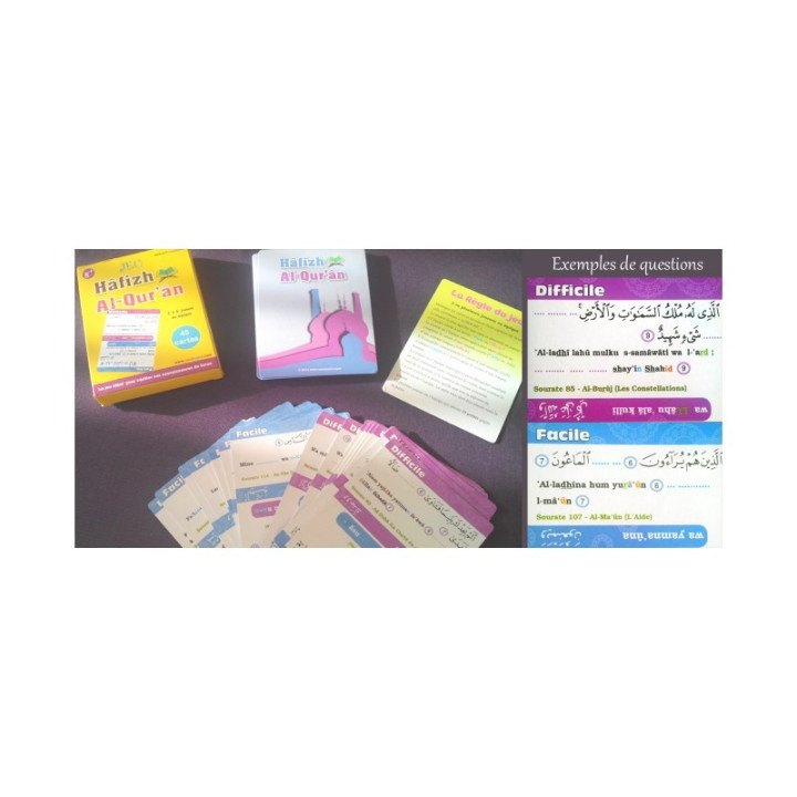 Hafizh al- qur'an - Jeu de Cartes  - Edition Orientica
