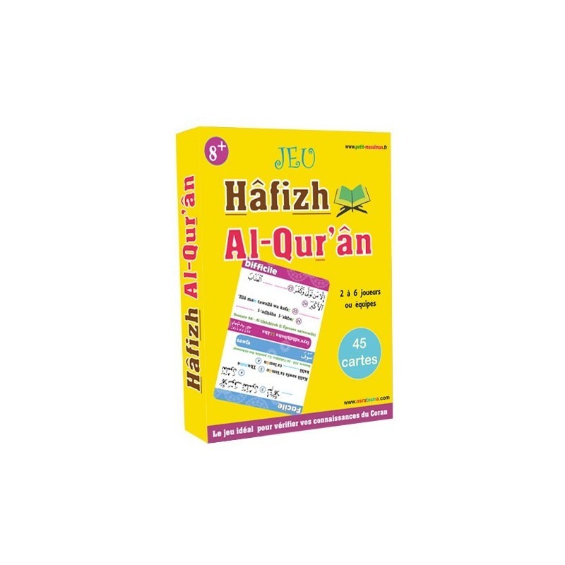 Hafizh al- qur'an - Jeu de Cartes  - Edition Orientica