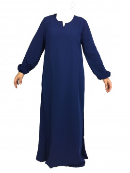 Abaya Manches élastiques -  -  Wool peach - El Bassira