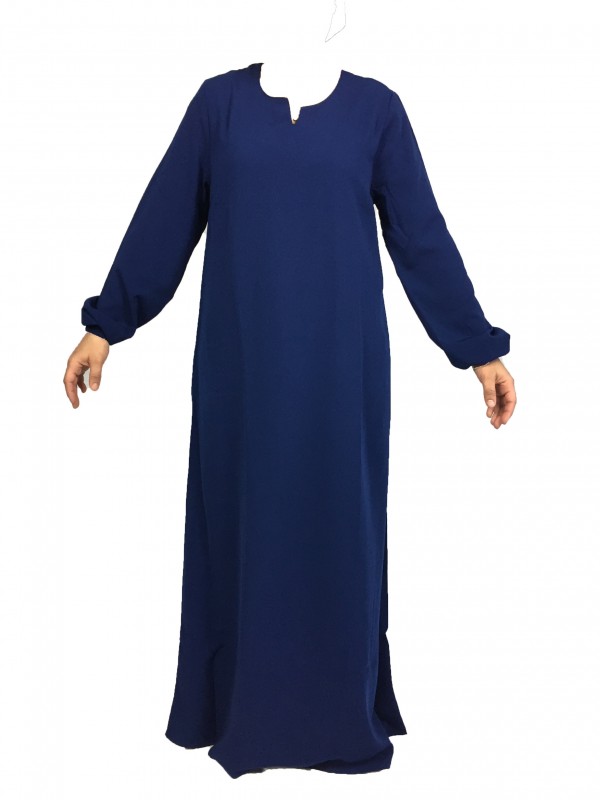 Abaya Manches élastiques -  -  Wool peach - El Bassira