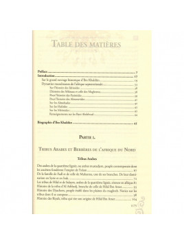 Histoire des Berberes et des Arabes en Afrique du Nord- Ibn Khaldoun- Eldition El Bab