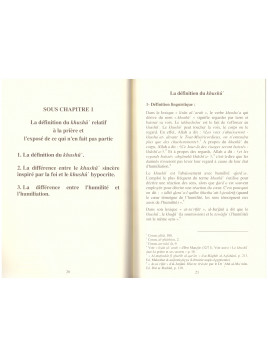 La concentration dans la prière - Baddi Mohammad - Edition Al Madina