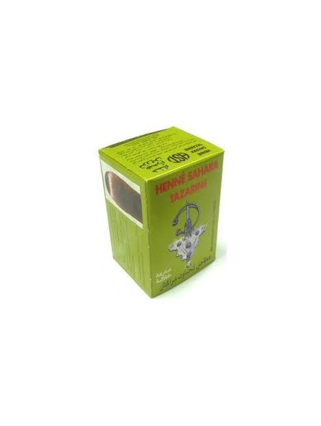 Hénné pour cheveux 100% Naturel Sahara Tazarine 100 gr net