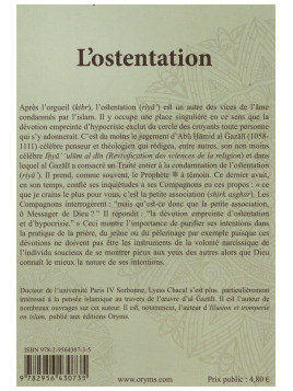 L'ostentation - Lyess Chacal - Edtion Oryms