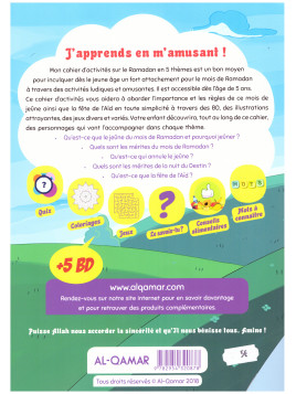 Mon cahier d'activités dur le Ramadan - Edition Al Qamar