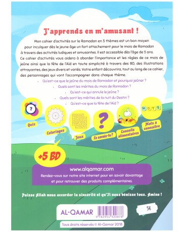Mon cahier d'activités dur le Ramadan - Edition Al Qamar