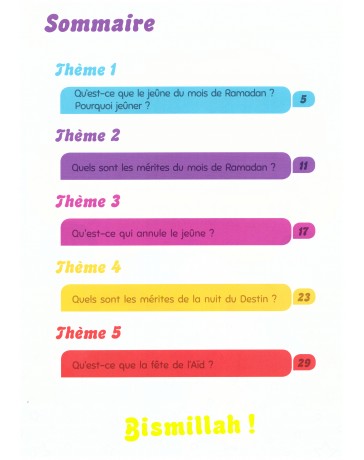 Mon cahier d'activités dur le Ramadan - Edition Al Qamar