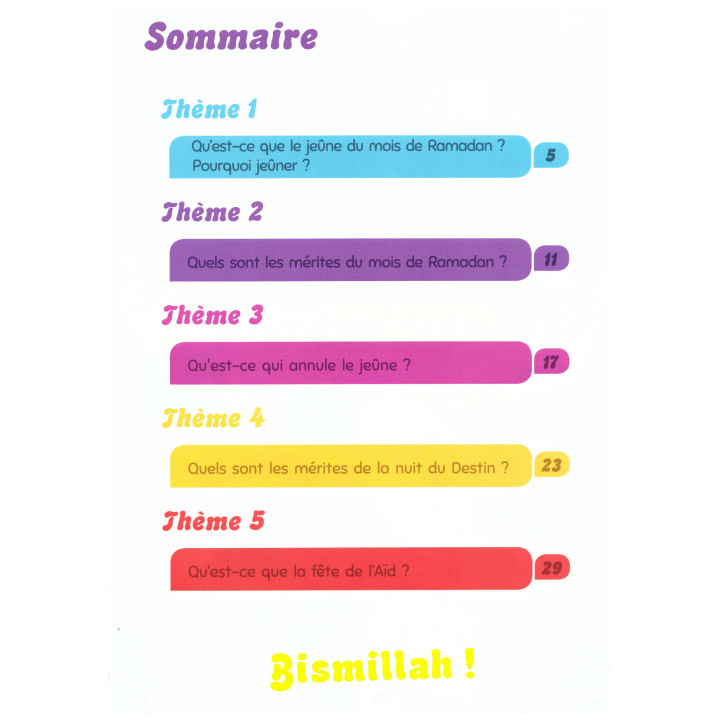 Mon cahier d'activités dur le Ramadan - Edition Al Qamar