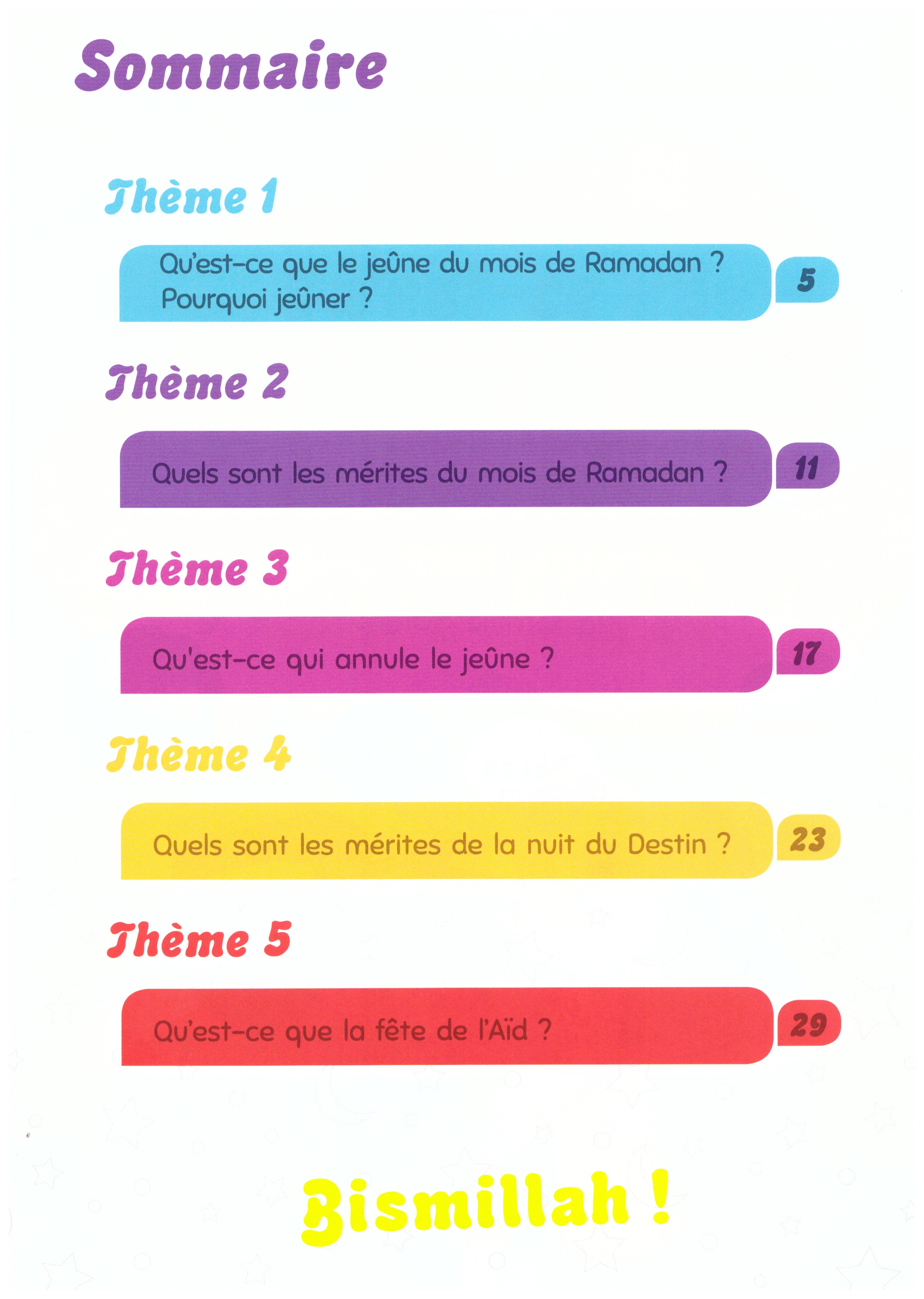 Mon cahier d'activités dur le Ramadan - Edition Al Qamar