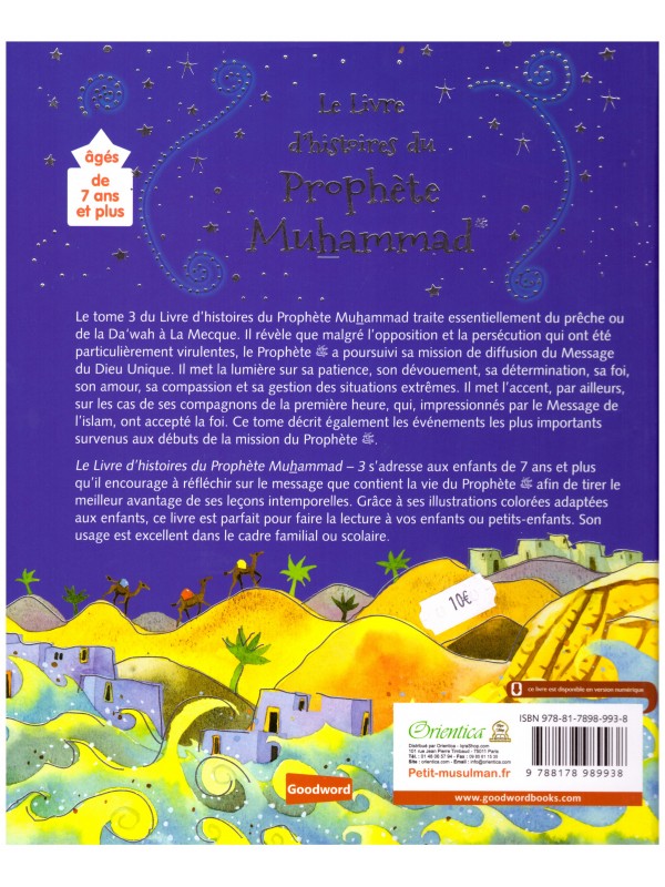 Le livre d'histoires du Prophète Muhammad   - Saniyasnain Khan - Edition Orientica