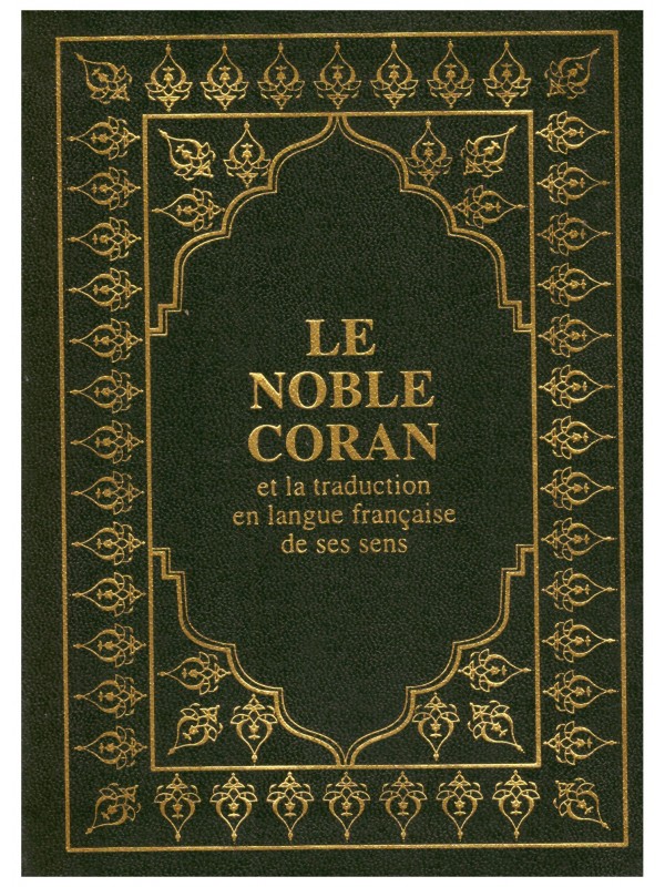 Le Noble Coran (poche) 13 x 17 cm - vert