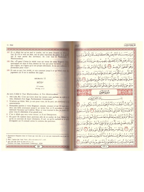 Le Noble Coran (poche) 13 x 17 cm - vert