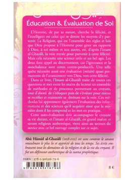 Education & évaluation de soi - Abu Hamid Al Ghazali - Editions Iqra