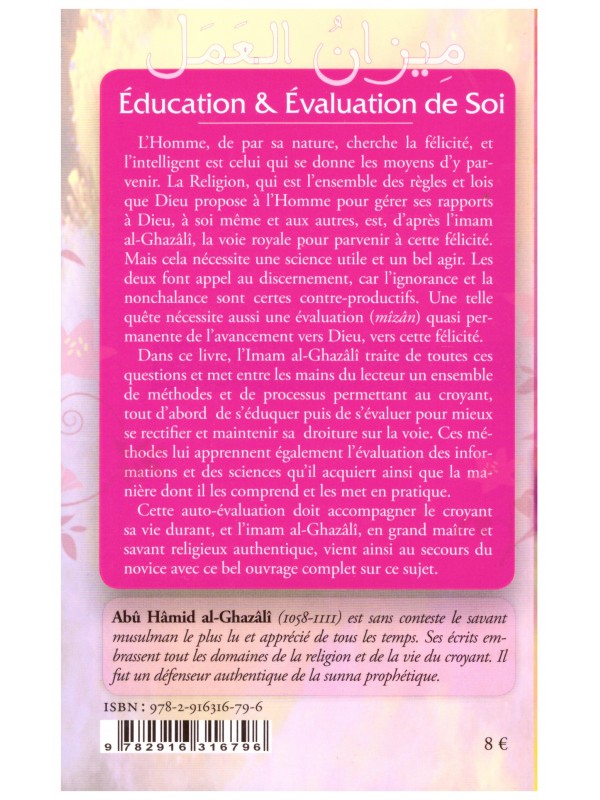 Education & évaluation de soi - Abu Hamid Al Ghazali - Editions Iqra
