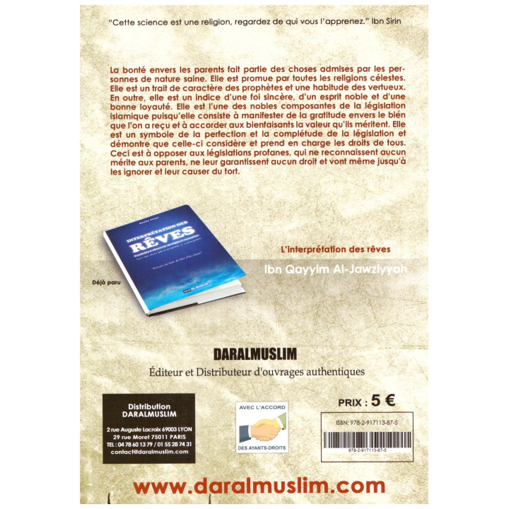 Le non respect des parents- M. Ibn Ibrahim Al Hamad - Edition Dar al muslim