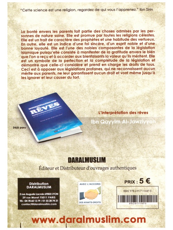 Le non respect des parents- M. Ibn Ibrahim Al Hamad - Edition Dar al muslim