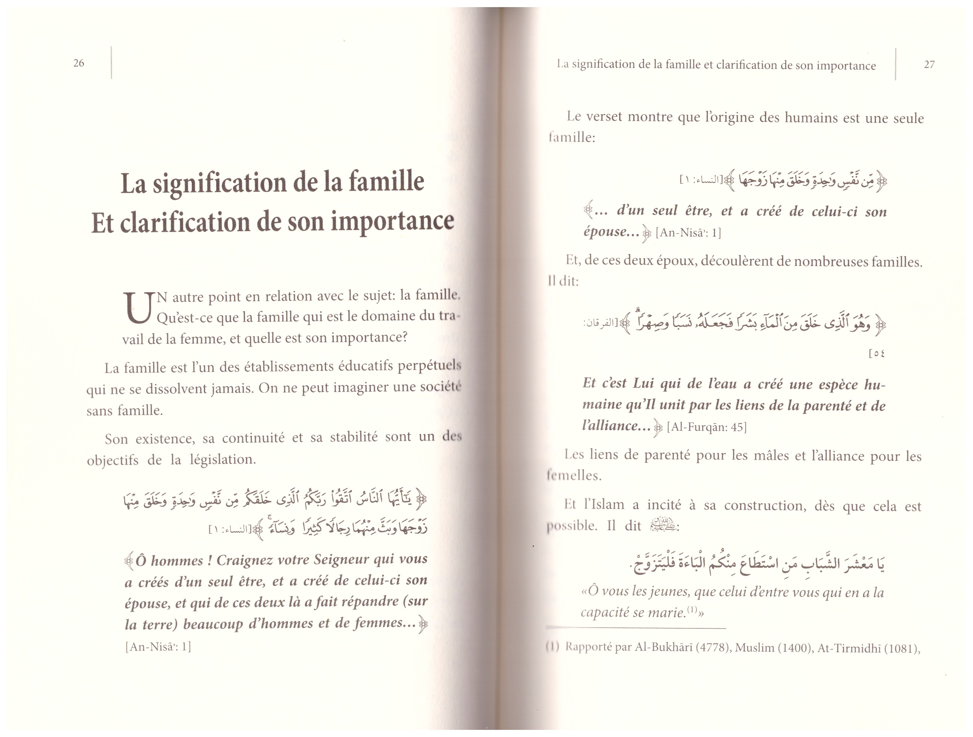 Le rôle de la femme dans l'éducation de la famille - Dr Fawzan - Edition Ibn Badis