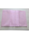 Protège Coran - grande taille 26 x 20 - simili cuir - rose