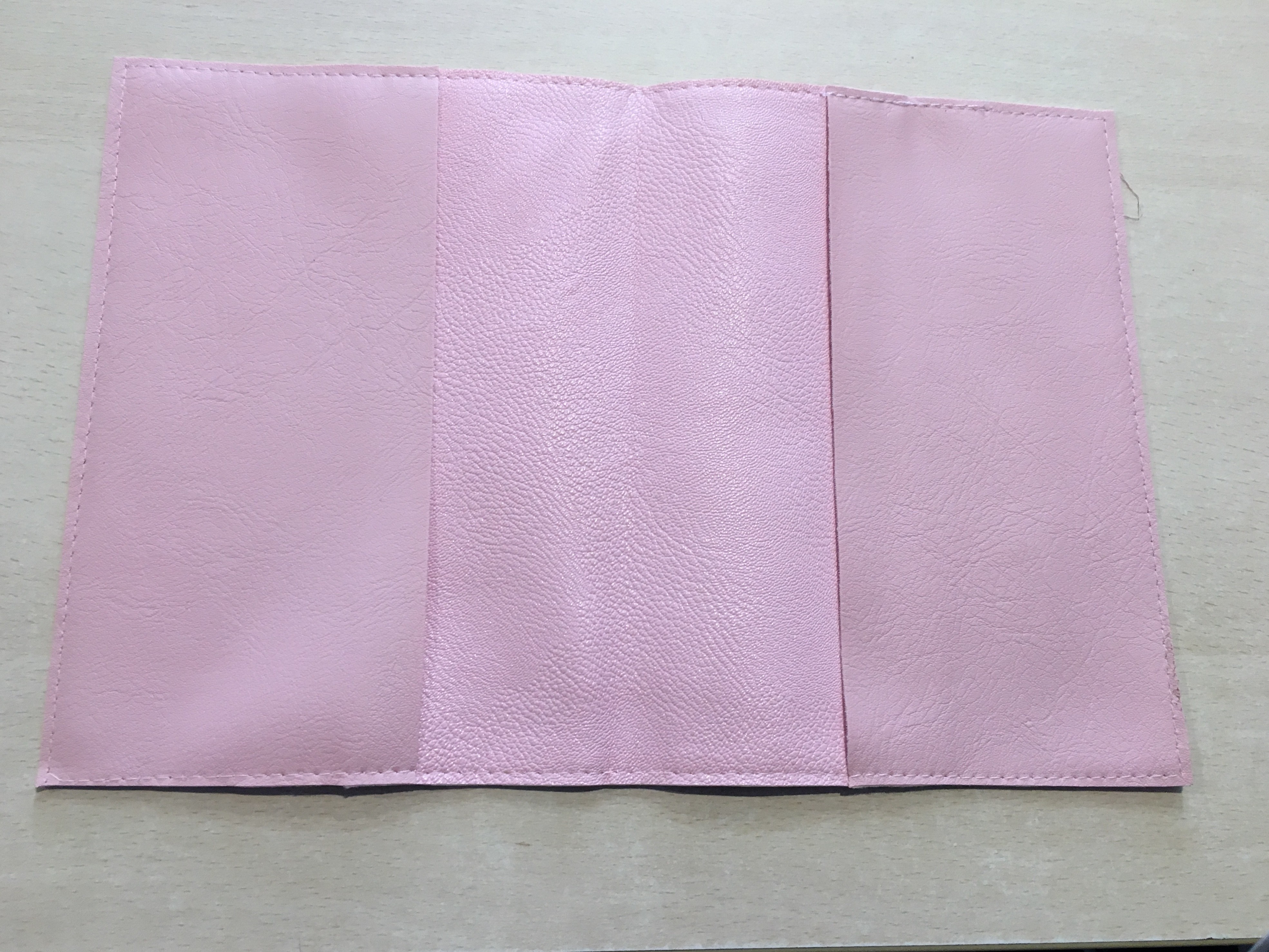 Protège Coran - grande taille 26 x 20 - simili cuir - rose
