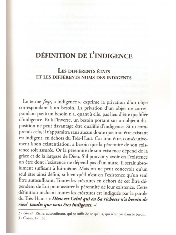 De l'indigence et du renoncement - Al-Ghazâli - Edition Al Bouraq