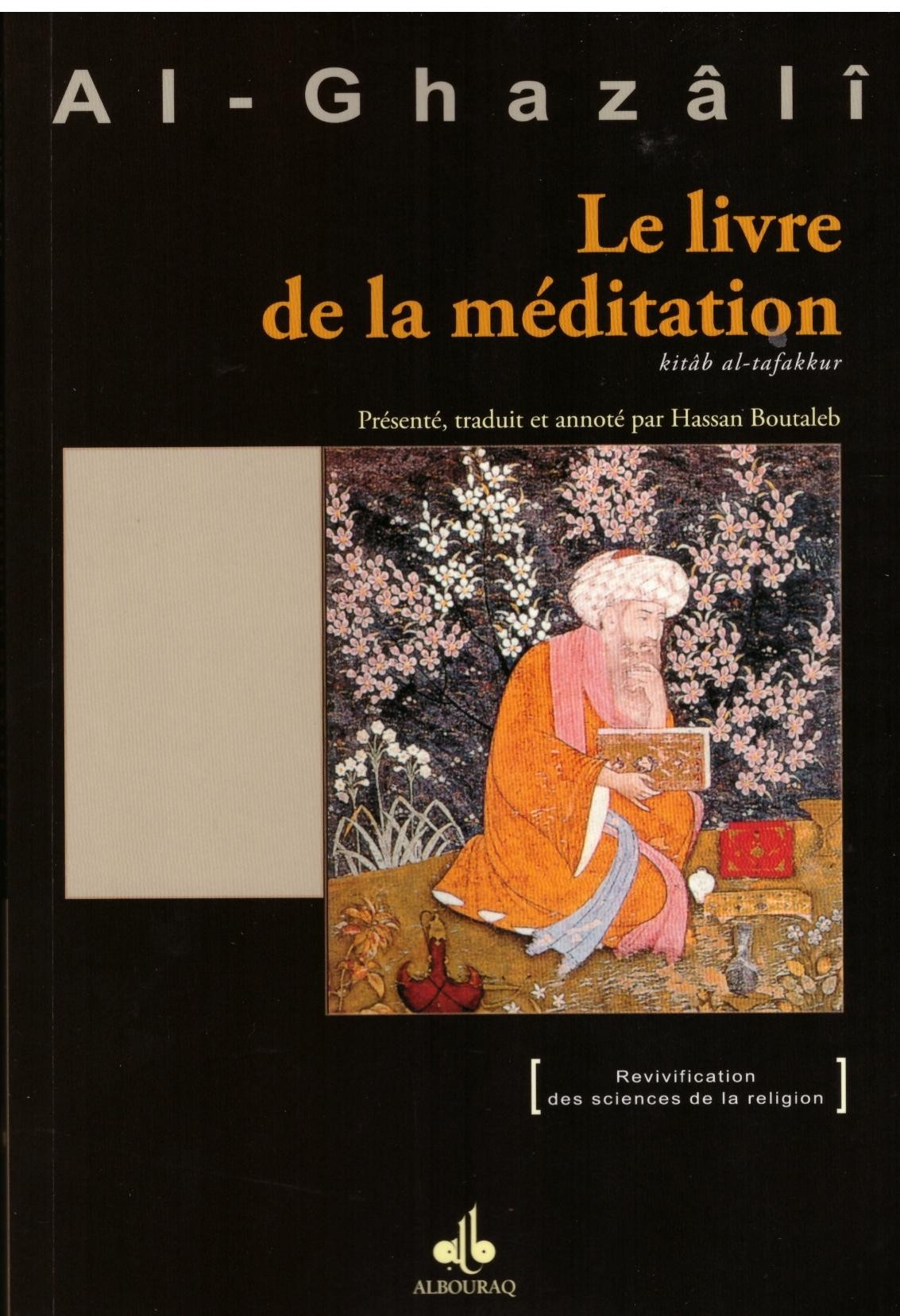 Le livre de la méditation - Al Ghazali - Edition Al Bouraq