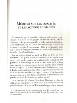 Le livre de la méditation - Al Ghazali - Edition Al Bouraq