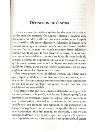 De la crainte et de l'espoir - Al Ghazali - Edition Al Bouraq