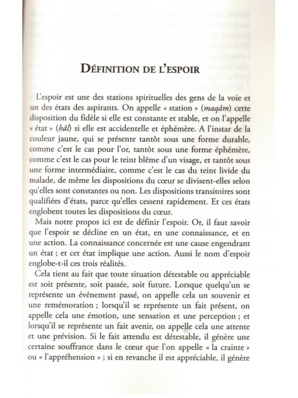 De la crainte et de l'espoir - Al Ghazali - Edition Al Bouraq