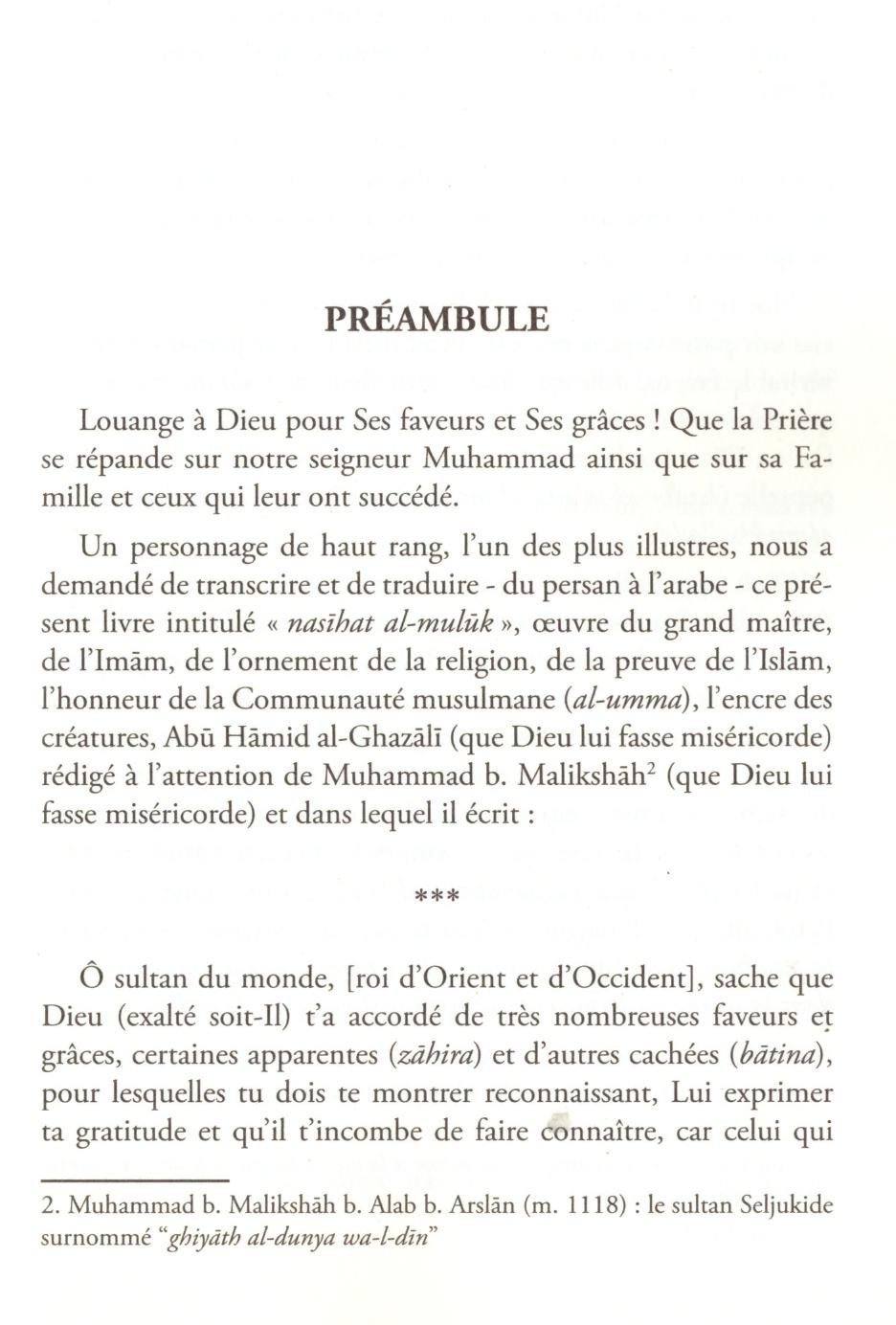 Le miroir du prince et le conseil aux rois - Al Ghazali - Edition Al Bouraq