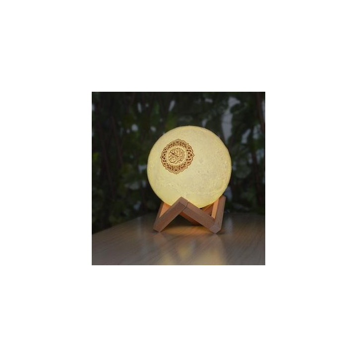 Veilleuse Coranique Lune MP3 - Bluetooth avec télécommande