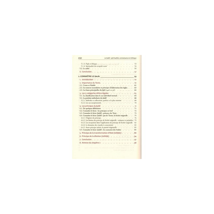 Le Halâl, Spiritualité Connaissance et éthique - Mostafa Brahami - Edition Al Bouraq