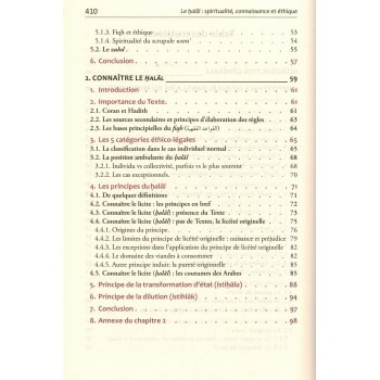 Le Halâl, Spiritualité Connaissance et éthique - Mostafa Brahami - Edition Al Bouraq