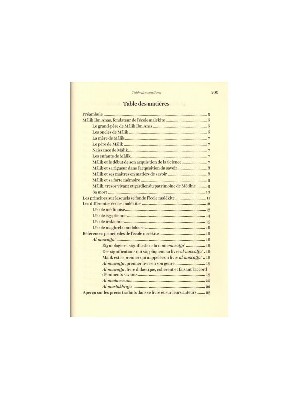 Série d'épîtres du Fiqh Mâlikite