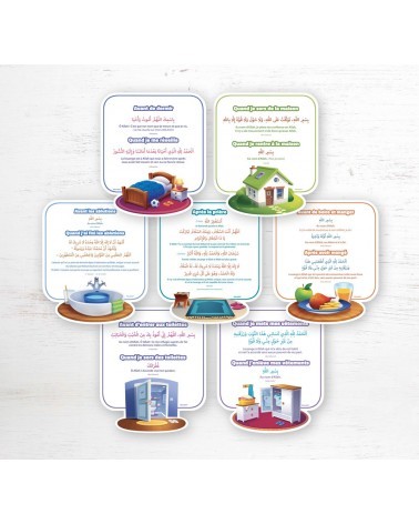 Mes premières Invocations - 7 cartes à accrocher - Educatfal