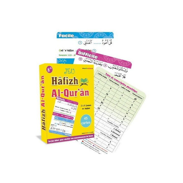 Hafizh al- qur'an - Jeu de Cartes  - Edition Orientica