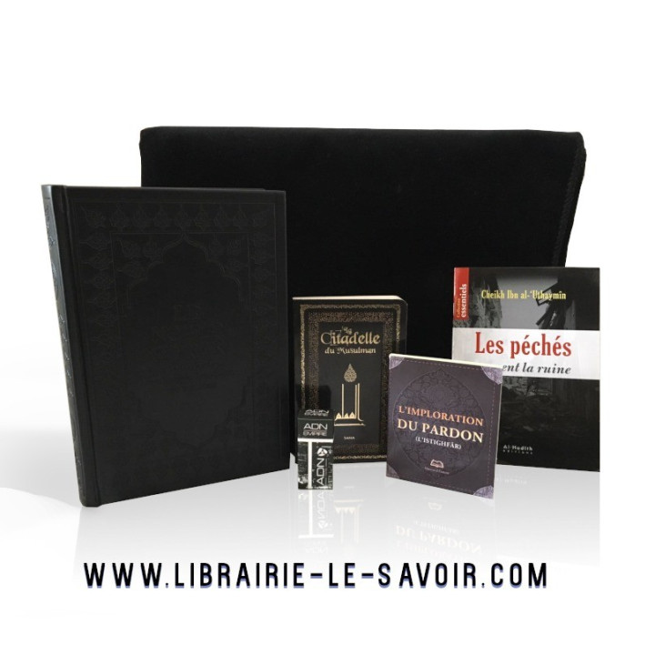 Coffret Cadeau Tapis / Coran noir