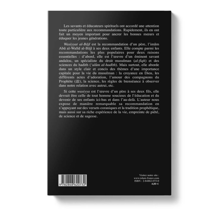 Recommandations d’un père à ses enfants Abû Al-Wahîd Al-Bâjî Edition Tawhid