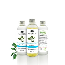 Huile de camphre 100% pure et naturelle  - 100ml - Tameem