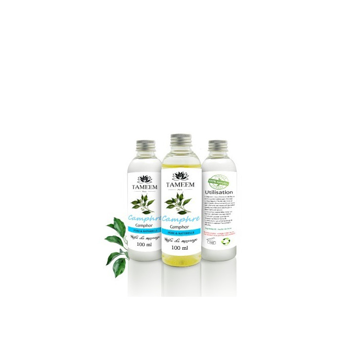 Huile de camphre 100% pure et naturelle  - 100ml - Tameem