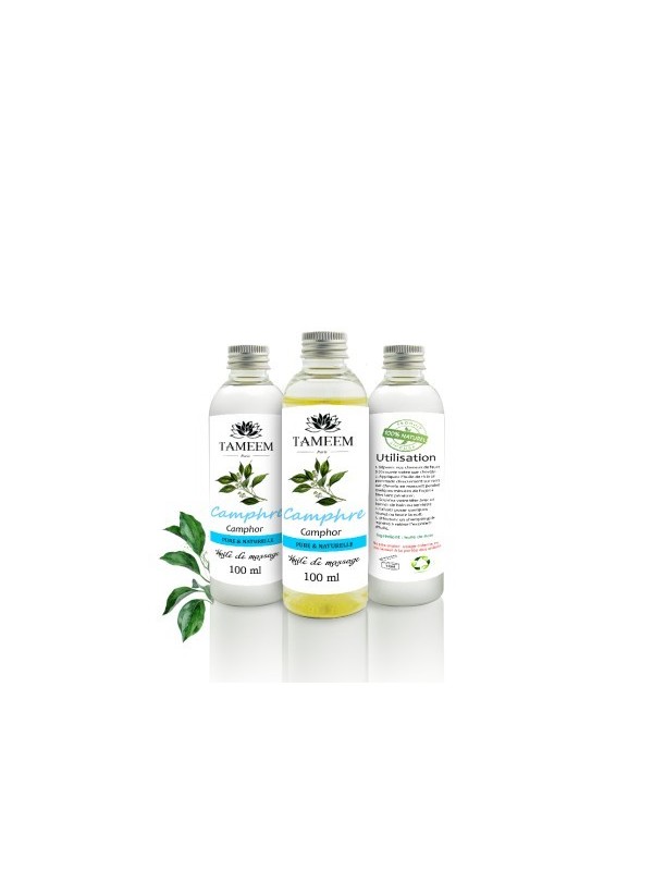 Huile de camphre 100% pure et naturelle  - 100ml - Tameem