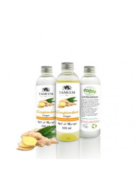 Huile de Gingembre 100% pure et naturelle  - 100ml - Tameem