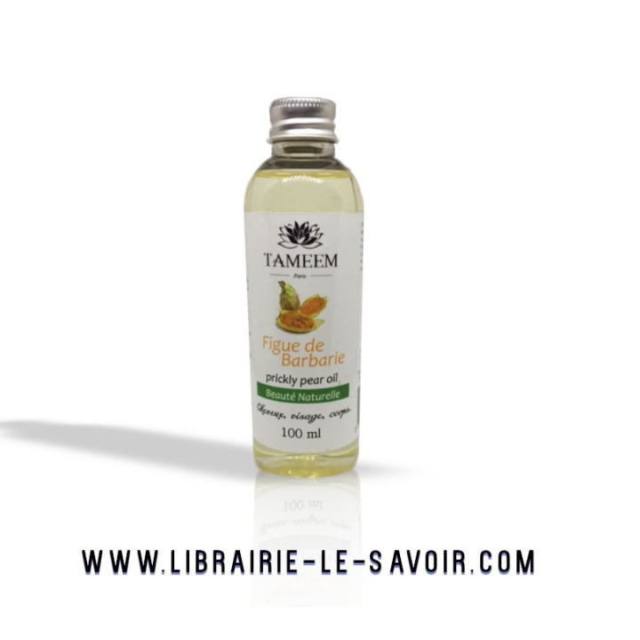 Huile de figue de barbarie 100% pure et naturelle  - 100ml - Tameem