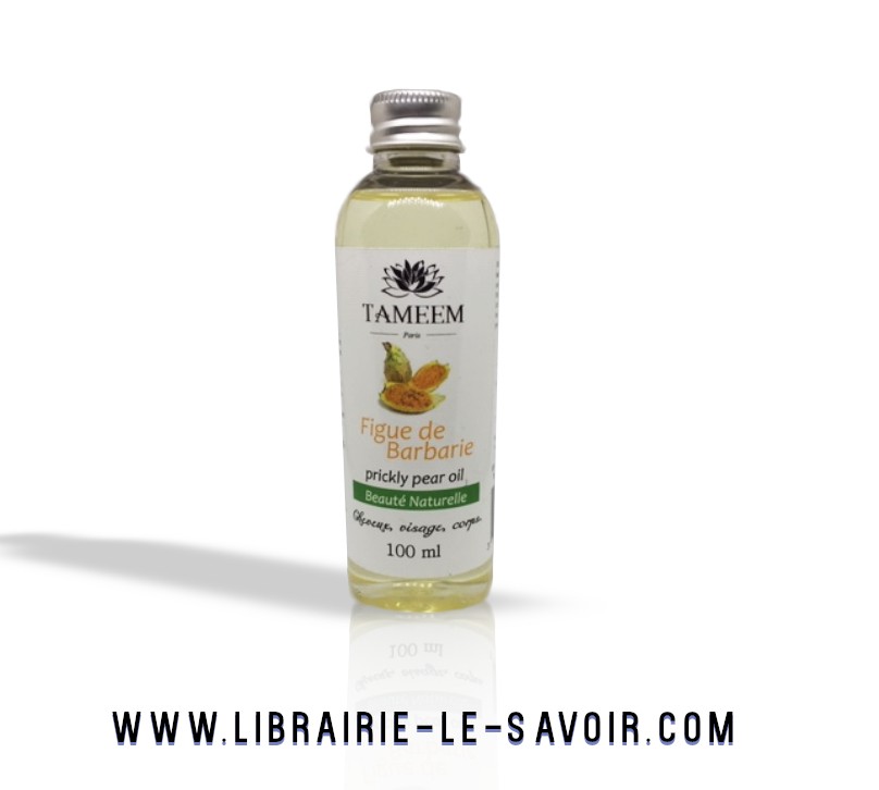 Huile de figue de barbarie 100% pure et naturelle  - 100ml - Tameem