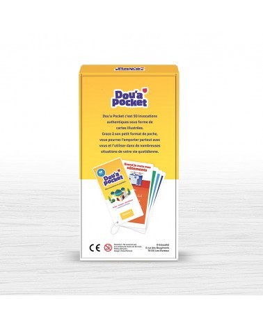 DOU’A POCKET - 50 jolies cartes d’invocations (Arabe, Français & Phonétique) - Educatfal