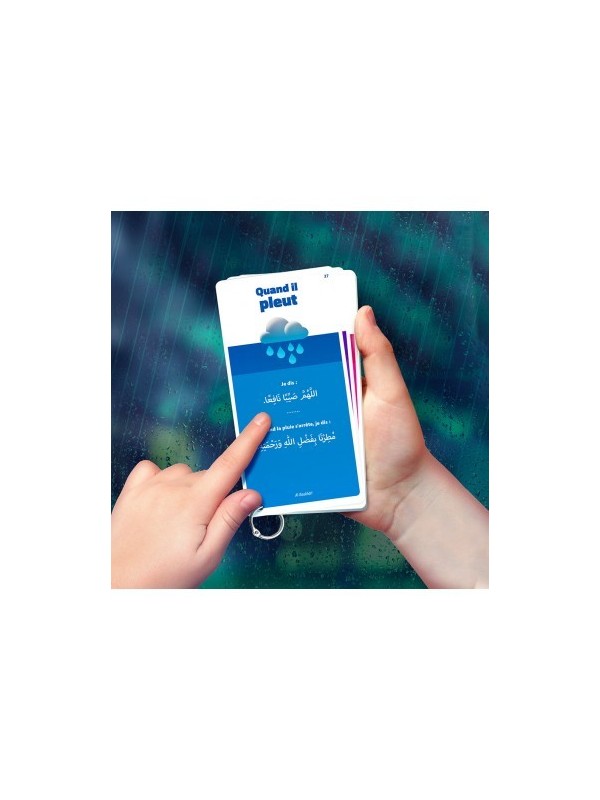 DOU’A POCKET - 50 jolies cartes d’invocations (Arabe, Français & Phonétique) - Educatfal