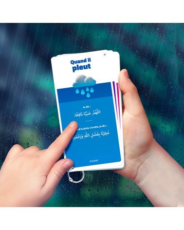 DOU’A POCKET - 50 jolies cartes d’invocations (Arabe, Français & Phonétique) - Educatfal